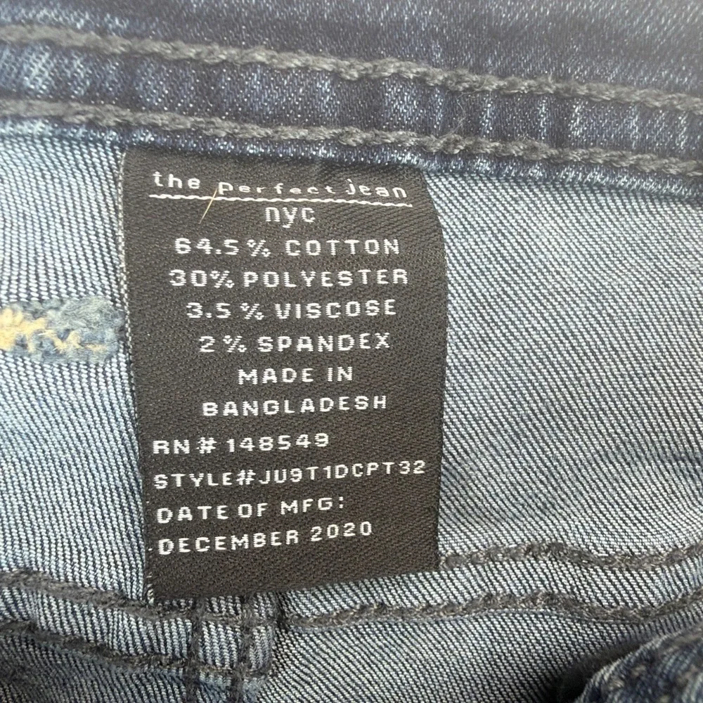 The Perfect Jean NYC Slim Fit Stretch Jeans Men's 34x32 Medium Wash Denim